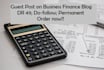 do a guest post on the finance and retirement website