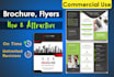customized fixes for brochures and flyers