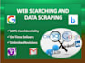do web searching web scraping