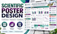 design a professional scientific research poster for conferences