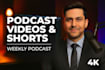 do your podcast video editing, zoom video edits, shorts