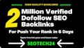 build 2 million verified dofollow blog comment backlinks