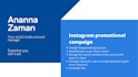 do high quality instagram promotional campaign