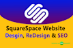 create your squarespace website design or redesign and SEO