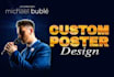 design your digital and print ready posters
