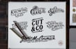 do custom hand lettering and typography logo