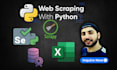 do python web scraping and data scraping