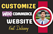 do setup and customize woocommerce website