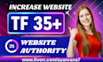 increase trust flow to 35 plus to boost website ranking