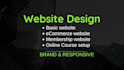 design full website with email marketing setup