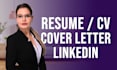 write, edit your CV, resume, cover letter and linkedin profile