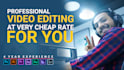 video editing professionally at a low cost