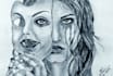draw realistic pencil sketch or hand drawn portrait