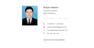design HTML email signature, clickable HTML email signature