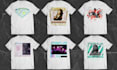do t shirt design for streetwear, vintage only in 1 day