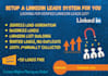 setup a linkedin leads system for you