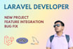 do laravel web application development, bug fix, feature integration