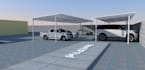 design solar car parking sheds with sketchup and helioscope