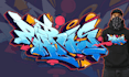 design custom graffiti for logo and merch