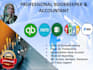 do accounting,  bookkeeping in quickbooks online, xero, excel
