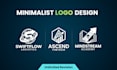 design a modern minimalist business logo for your brand
