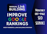 do monthly off page SEO service white hat backlinks link building