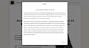 create beautiful pop up or modal content with effect