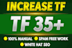 increase your website trust flow to 35 plus