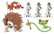 create a fun original cartoon monster vector illustration