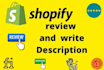 do add bluk review your shopify store