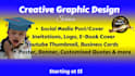 do beautiful graphic design for you in canva