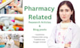 write pharmacy articles and blog posts