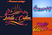 make a creative lettering logo design
