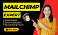 setup mailchimp newsletter and email automation on wordpress website