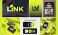 design professional minimalist business logo with mock ups