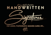 design a handwritten signature logo