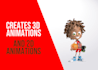 create 2d 3d animation