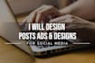 design eye catchy posters for social media and you business