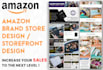 create amazon brand store or storefront design