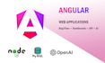 develop or fix angular web application with nodejs backend