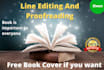 provide proofreading and editing, book editing