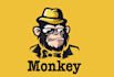 create a awesome amazing monkey logo with creative concept