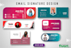 create clickable business HTML email signature and banner