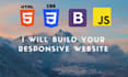 be your frontend  responsive developer in html, css, boostrap, js and weebly