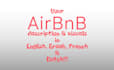 write the best airbnb description in multiple languages