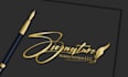 do signature handwriting scripted cursive logo