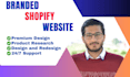 create your professional and profitable shopify store
