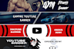 design professional youtube banner cover art