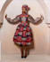 design high quality african fabric ladies dress