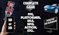 develop your 2d or 3d game idea for cheap